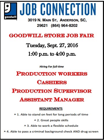 Download Goodwill Store Sept 27 Job Fair HERE