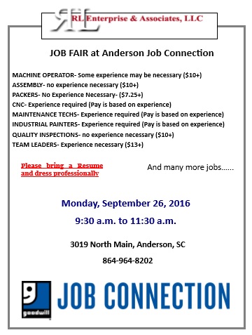 RL Enterprise Job Fair Sept 26